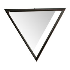 50 Most Por Triangular Mirrors For 2019 Houzz Nordi Furniture Time Mirror Triangle Wall Mirrors