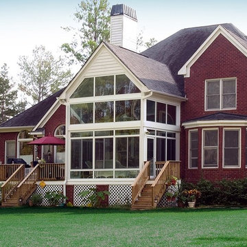 Indoor Sunroom & Connecting Exterior Deck