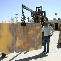 Onyx Slabs - Ceiling Lighting
