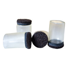 50 Most Por Furniture Floor Protectors For 2018 Houzz Equinox Clear Sleeve Felt Bottom Chair Leg Floor Protectors 1 2