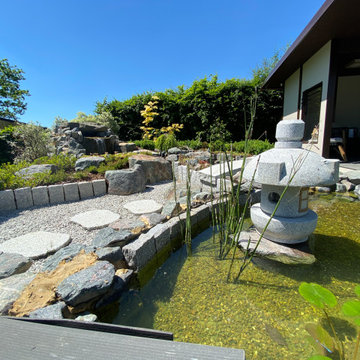 Natural Swim Pond and Japanese Garden