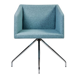 Box Swivel Armchair by B&T - Dining Chairs