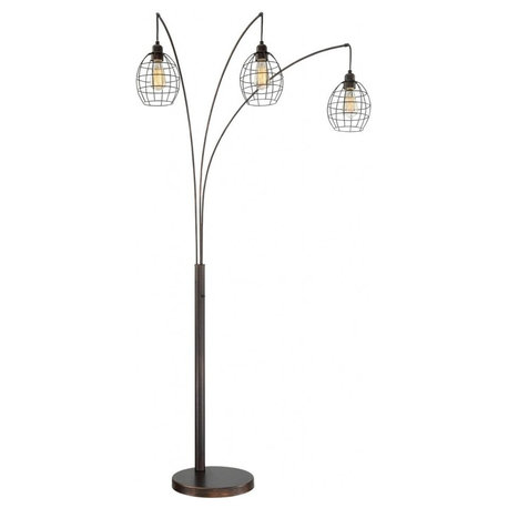 Lite Source LS-82793V Kaden - Three Light Arch Floor Lamp