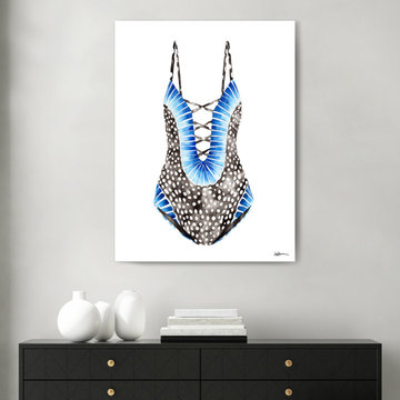 'Beach Day' Wrapped Canvas Wall Art
