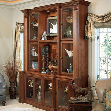 Door style: Hamilton | Species: Cherry | Finish: Truffle with Ebony glaze
