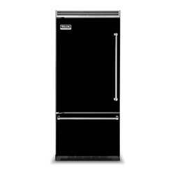 Viking 36" Built-in Refrigerator, Black Left Hinge | VCBB5362LBK - Refrigerators