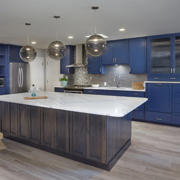 Sam Hughes Blue Kitchen