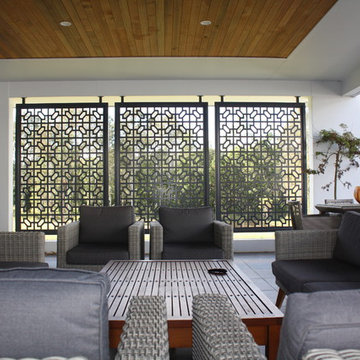 Tambourine - Custom Framed Privacy Screens