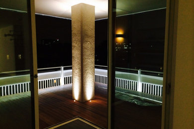 Esempio di una terrazza minimalista