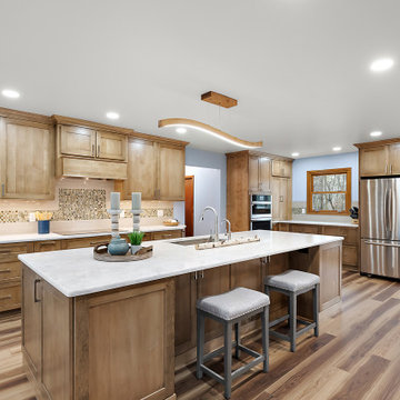 Showplace Framed Maple Pendleton Kitchen in Cashew