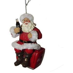 2010 Coca Cola Kurt S Adler Santa Christmas Mini Stocking 6 1/2 in NWT 