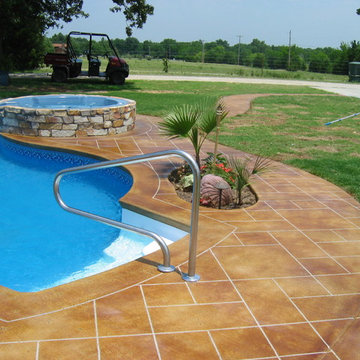 Decorative Concrete Pool Decks