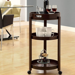 Cappuccino Bar Cart with a Serving Tray on Castors - Products