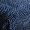 Dimitry Velvet Quilt by Kosas Home, Ocean Blue, King