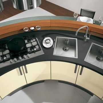 Modern Italian Custom Made Kitchens by LUBE