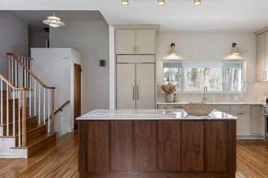 Example of a trendy kitchen design in Philadelphia