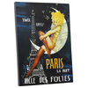 Vintage Apple "Paris La Nuit" Gallery Wrapped Canvas Wall Art