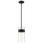 Designers Fountain - Designers Fountain D222M-6P-MB Midnight LA, 1 Light Pendant 13 In and - A fresh approach to Urban chic, our Midnight LA coMidnight LA 1 Light  Matte Black Clear Gl *UL Approved: YES Energy Star Qualified: n/a ADA Certified: n/a  *Number of Lights: 1-*Wattage:60w Incandescent bulb(s) *Bulb Included:No *Bulb Type:Incandescent *Finish Type:Matte Black