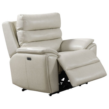 Duval Power Recliner  Chair, Ivory