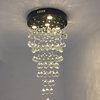 Le Tignet Creative Large Raindrops Crystal Chandelier, 10 Bulbs, Cool Light