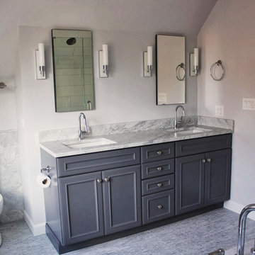 Contemporary La Grange Bath Re-Model