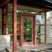 glass entryway