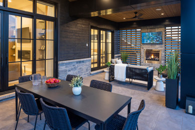 Patio - contemporary patio idea in New York