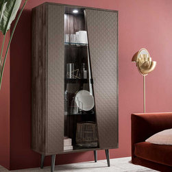 Modern Italian 2-Door Curio FRIDA by ALF - China Cabinets And Hutches