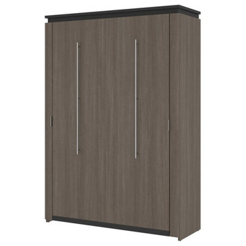Orion  57W 59W Full Murphy Bed In Bark Gray And Graphite
