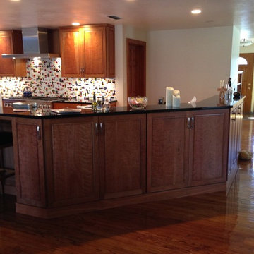 A Coonley Colorful Glass Tile Backsplash