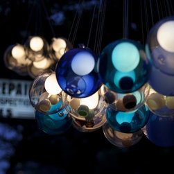 Bocci 28 Colour Cluster Chandelier - Chandeliers
