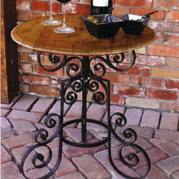 Wine Cask Accent Table - Kitchen Islands And Kitchen Carts