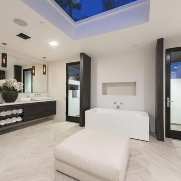 remodeling in flicker LA bathroom