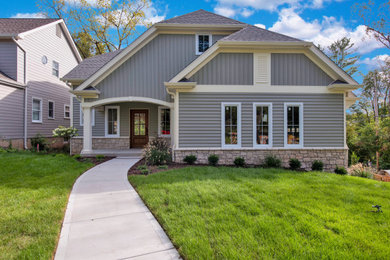 Arts and crafts exterior home photo in St Louis