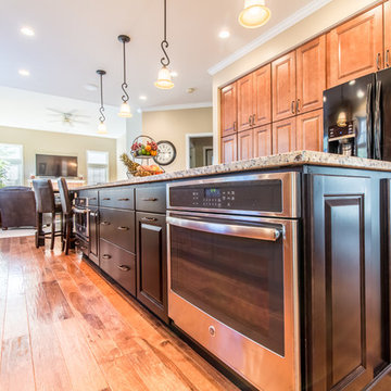 Traditional Kitchen with Oversized Island