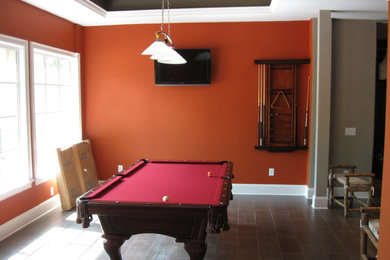 Inspiration for a contemporary pool remodel in Atlanta