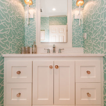 Chevy Chase, MD Kids' Beachy Bedroom and Bathroom Expansion