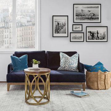 Keswick Navy Blue Sofa