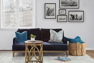 Inspiration for a modern living room remodel in Los Angeles