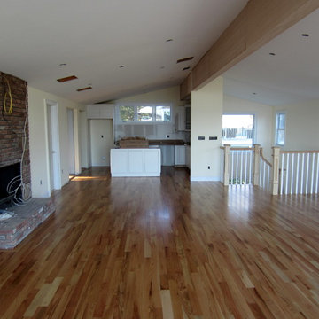 MONTAUK NEW CONSTRUCTION: 3 1/4" #1 RED OAK INSTALLED AND FINISHED NATURAL!