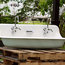 Large 48" Kohler Farm Sink Cast Iron Porcelain Trough Sink Package Green Blue