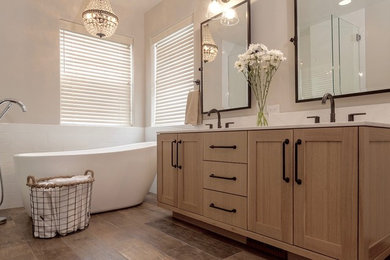 Farmhouse bathroom photo in Other
