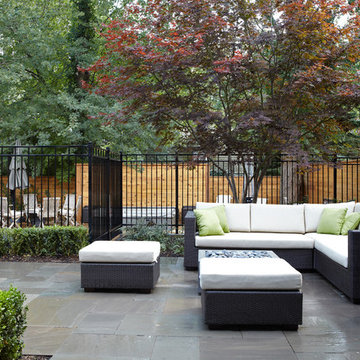 Custom Concrete Pool with Wood Deck