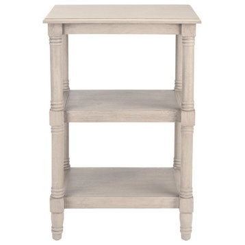 Pluto 3 Shelf Accent Table Greige
