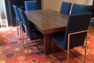 Example of a trendy dining room design in DC Metro