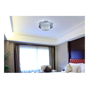 ELK Lighting 30021/13 Rados Polished Chrome Flush Mount