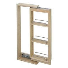 Hardware Resources WFPO630 30 Inch Tall 6"W Base Filler Pull Out - Natural