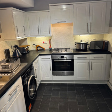 Feltex Slate Sheet Vinyl in Kitchen