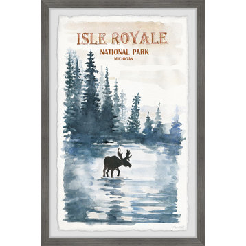 "Isle Royale National Park III" Framed Painting Print, 12x18