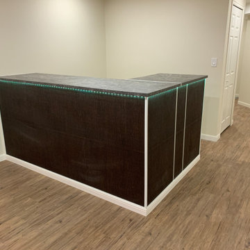 Modern basement finishing